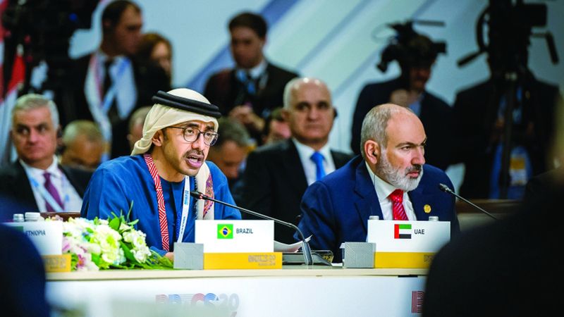 الامارات | عبدالله بن زايد: الإمارات تتطلع من خلال «بريكس» إلى تعزيز نهج التعاون والانفتاح