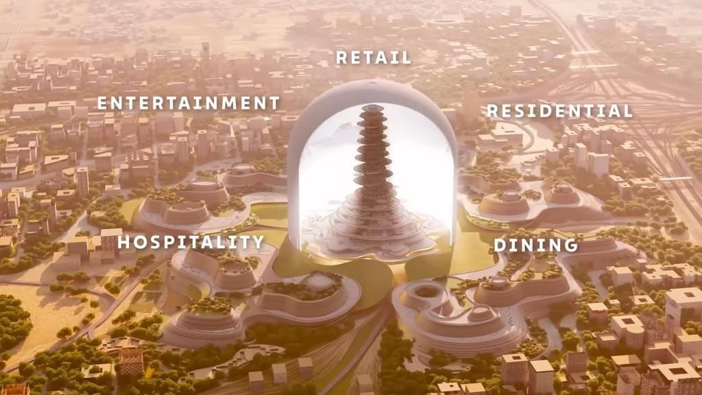 الخليج اليوم .. السعودية.. بدء بناء أكبر مبنى في العالم بكلفة 50 مليار دولار (صور)