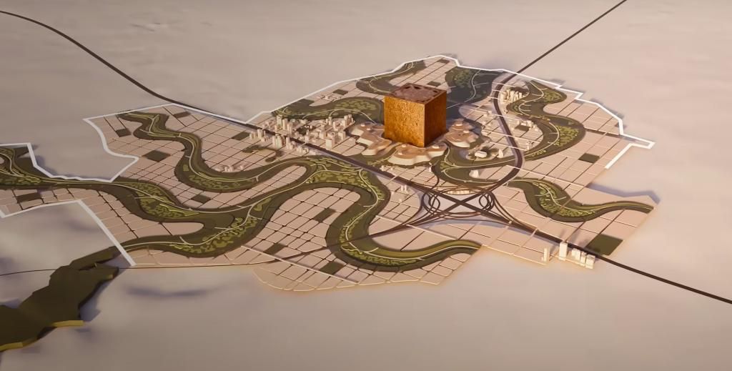 الخليج اليوم .. السعودية.. بدء بناء أكبر مبنى في العالم بكلفة 50 مليار دولار (صور)