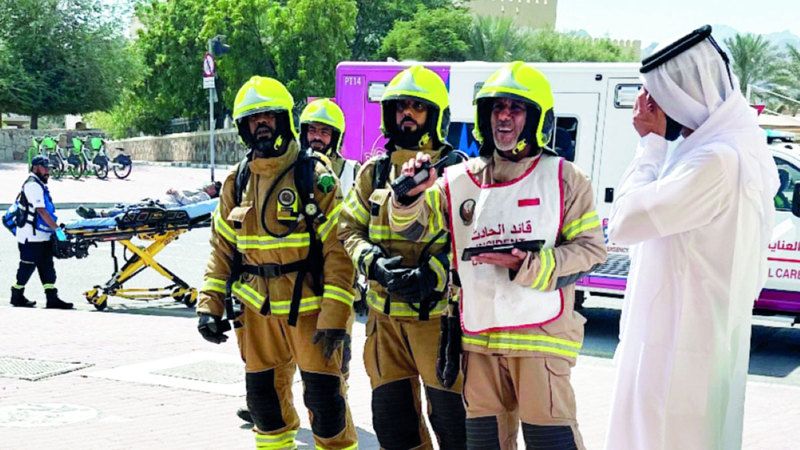 الامارات | توعية بمخاطر الحرائق لموظفي «بيت الخير»  في مدينة حتا