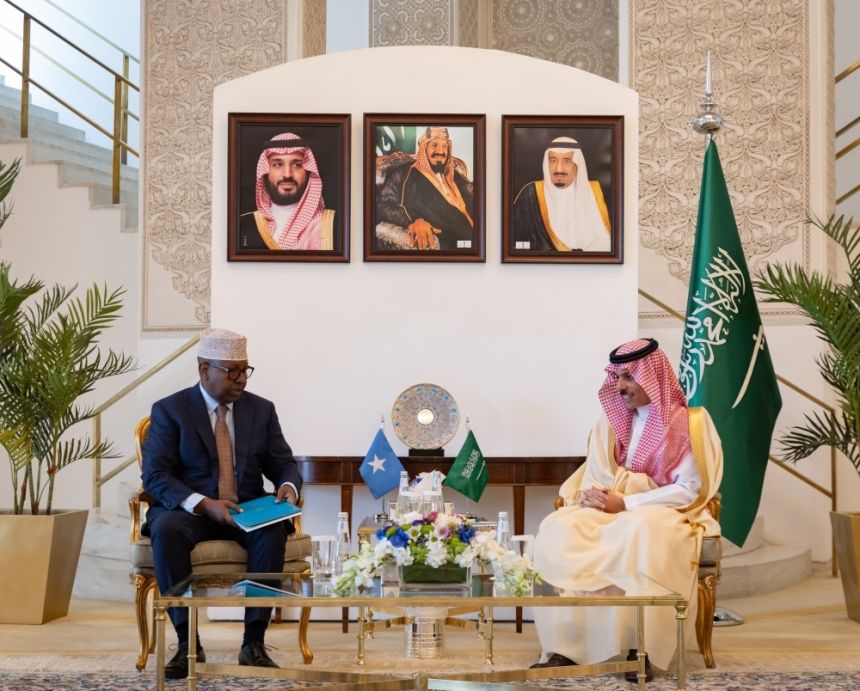 وزير الخارجية يبحث مع نظيره الصومالي سبل التعاون بين البلدين