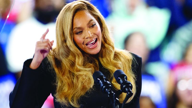 الامارات | بيونسيه تخطب علناً في مرحلة حاسمة.. دعماً لهاريس