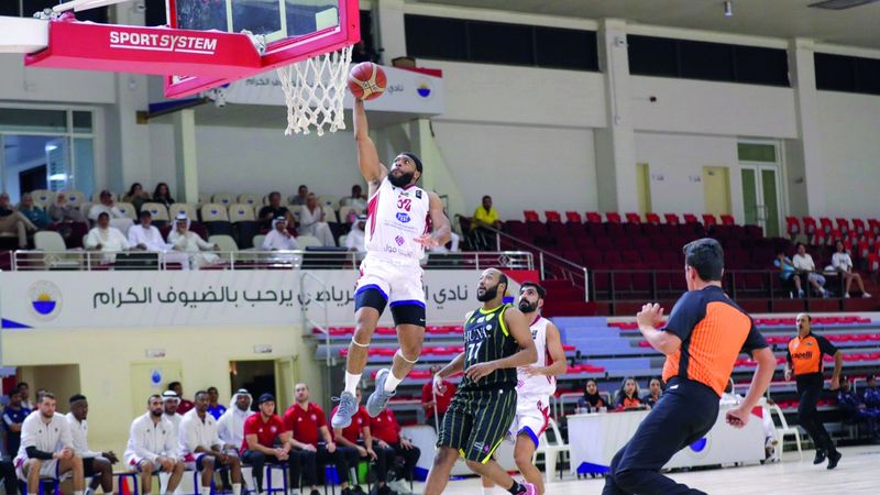 الامارات | الشارقة يكسر حاجز الـ 100 نقطة في سلة الوصل