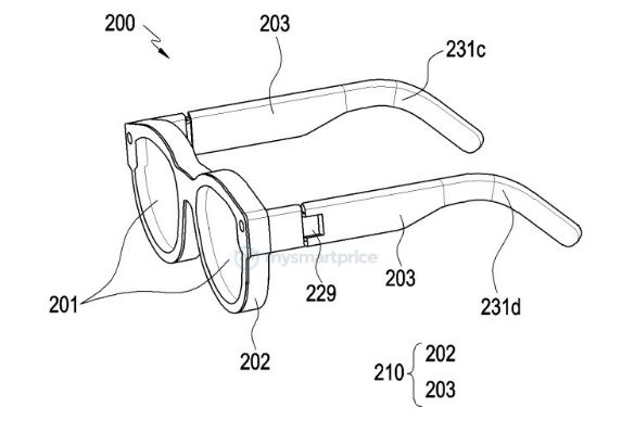 تكنولوجيا: سامسونج تسجل براءة إختراع لنظارة AR تدعم المشاركة