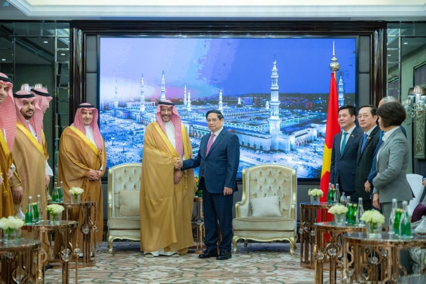 وزير الصناعة يبحث تطوير التعاون مع رئيس الوزراء الفيتنامي