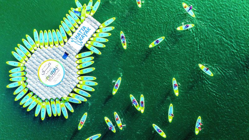 الامارات | «تحدي دبي للتجديف».. فعالية فريدة عند سد حتا