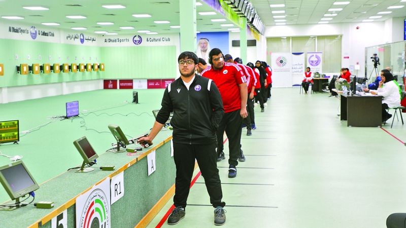 الامارات | سعود آل علي ناشئ رماية بمواصفات أولمبية