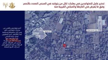 الجيش الاسرائيلي هدد السكان المتواجدين في مناطق ببعلبك ودورس