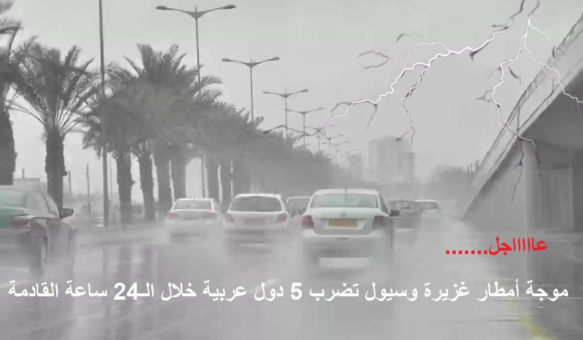 عاجل.. الحصيني يحذر من أمطار غزيرة وسيول على 8 مناطق بالمملكة و5 دول عربية خلال الـ24 ساعة القادمة