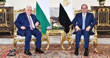 "أبو مازن": الشعب الفلسطيني يدرك ويقدر دور مصر الداعم للقضية