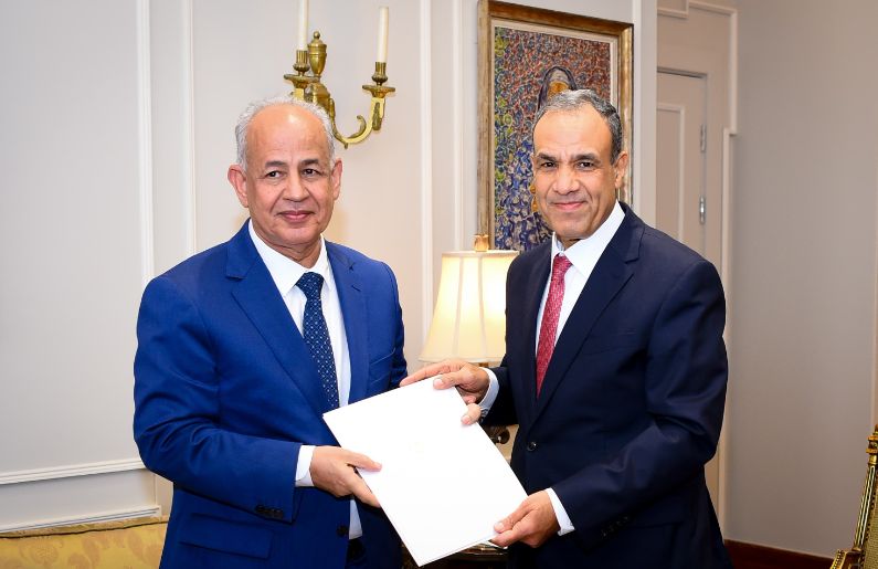 وزير الخارجية يتسلم رسالة من رئيس موريتانيا للرئيس السيسي