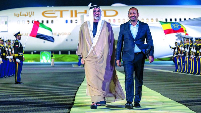 الامارات | ولي عهد أبوظبي يصل إلى أديس أبابا للمشاركة في مؤتمر «عالم بلا جوع»