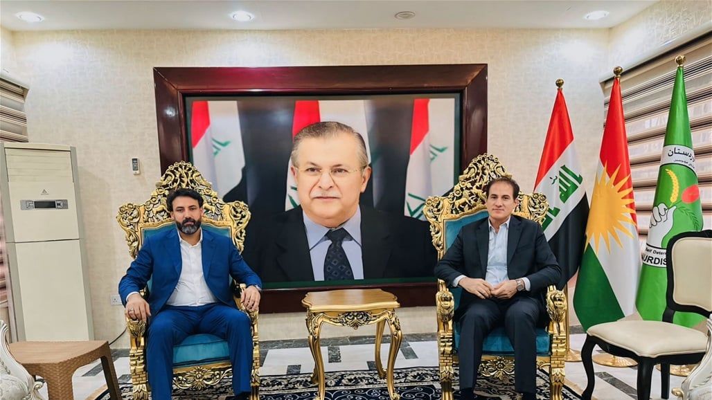 الباوي يقدم التهاني لرئيس كتلة الاتحاد الوطني الكردستاني لفوزه بانتخابات كردستان