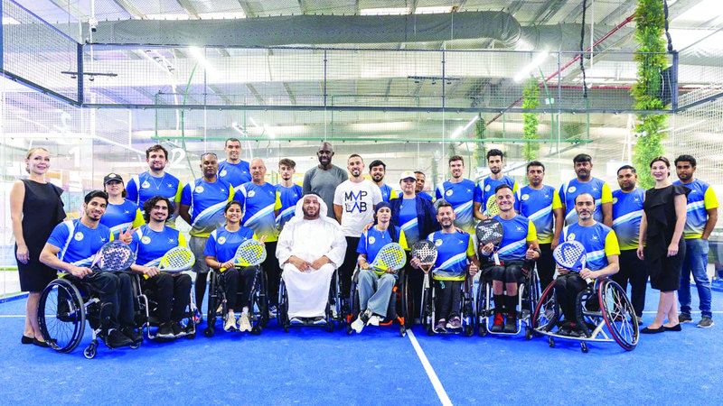 الامارات | «البادل» يجمع «أصحاب الهمم» ومحترفي إسبانيا