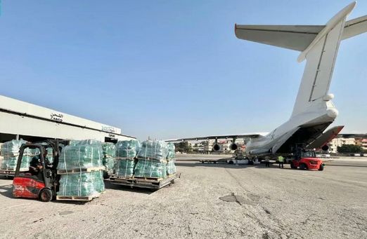 السعودية | طائرة الإغاثة السعودية الـ20 تصل إلى بيروت