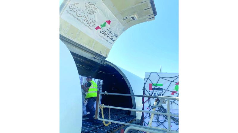 الامارات | وصول الدفعة الثانية من هدية «أم الإمارات» إلى أمهات لبنان