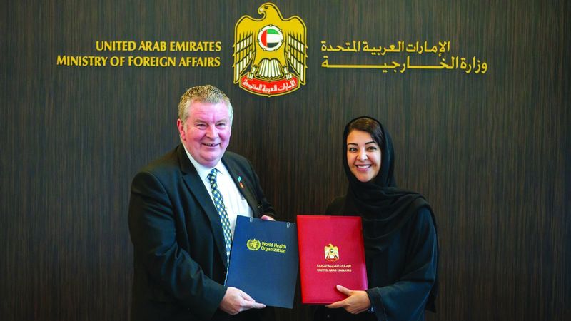 الامارات | الإمارات و«الصحة العالمية» توقعان اتفاقية لإنشاء مركز عالمي لخدمات الطوارئ