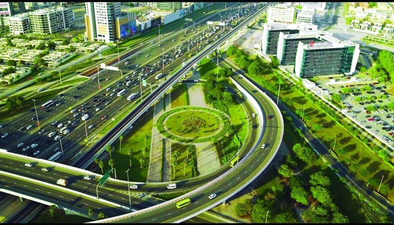 الامارات | إنجاز 7 مشاريع لزراعة وتجميل تقاطعات شارعي الشيخ زايد والخيل بدبي