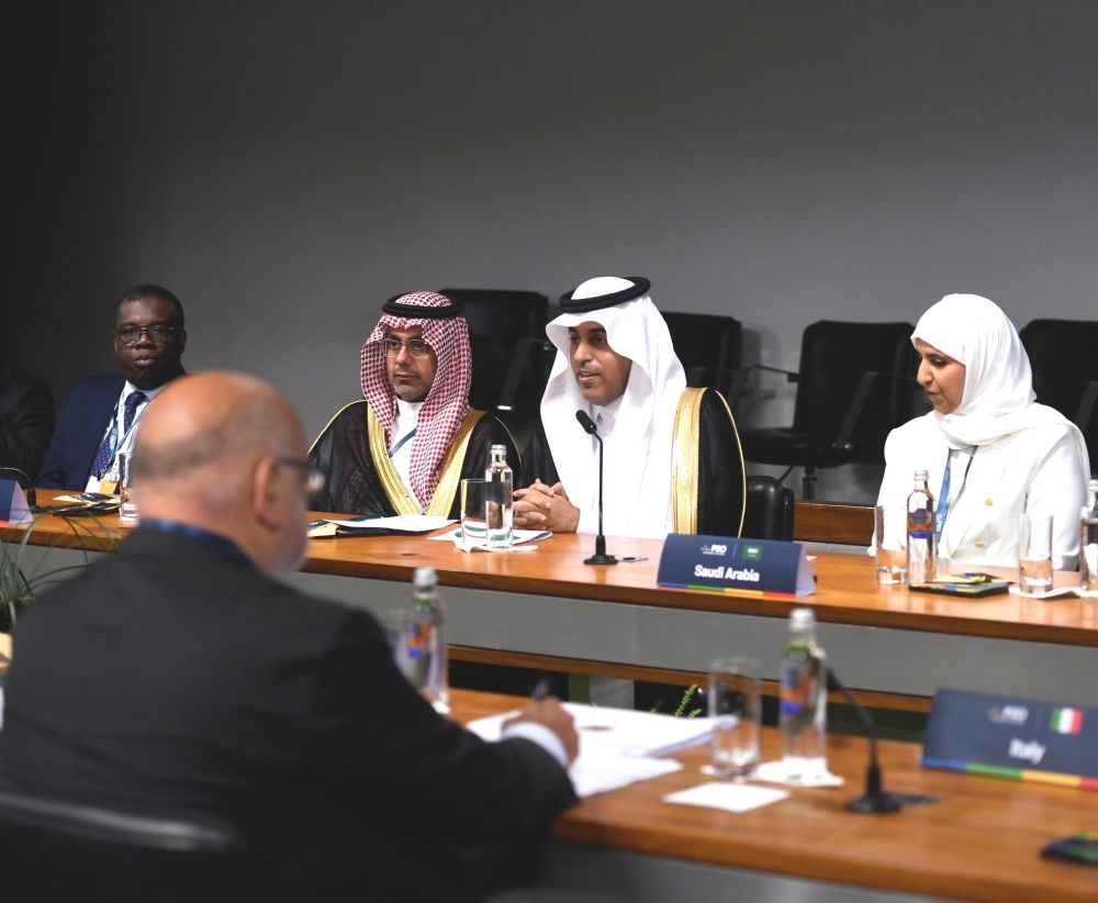 نائب رئيس مجلس الشورى يبحث أوجه التعاون مع رئيس مجلس النواب الإيطالي