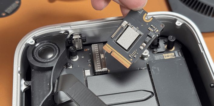 تكنولوجيا: جهاز Apple Mac mini للعام 2024 يأتي بذاكرة SSD قابلة للفصل ويصعب ترقيتها