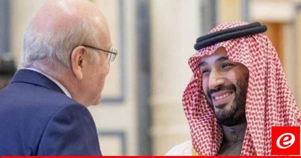 ولي العهد السعودي يلتقي ميقاتي في الرياض