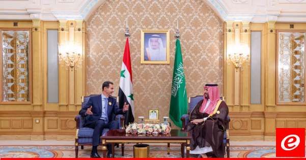 الرئيس الأسد يبحث مع الأمير محمد بن سلمان أهمية تنفيذ مخرجات القمة العربية والإسلامية غير العادية