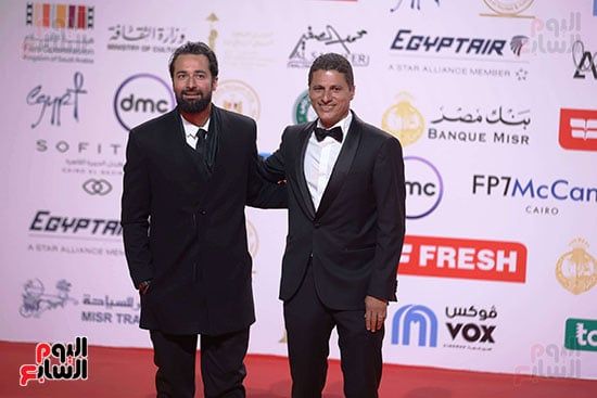 نجلاء بدر وسيد رجب وهنادى مهنا وأحمد خالد صالح فى افتتاح مهرجان القاهرة