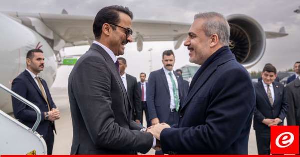 أمير قطر يصل إلى تركيا لإجراء محادثات مع أردوغان