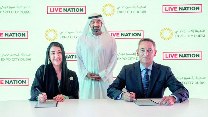 الامارات | مدينة إكسبو دبي و«لايف نيشن» شراكة لمستقبل الترفيه المستدام