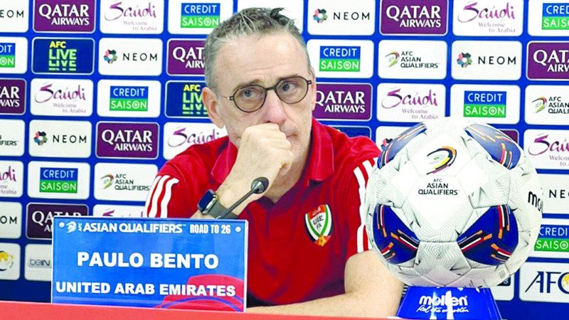 الامارات | بينتو: نثق بقدرات لاعبي المنتخب على تقديم أداء جيد