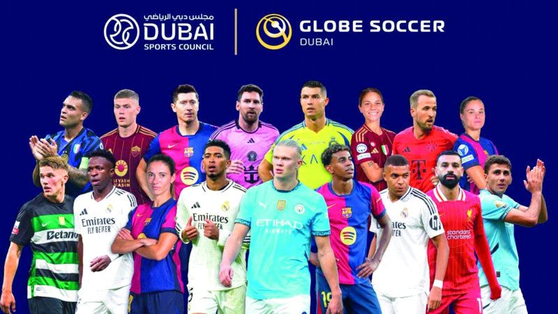الامارات | مبابي وفينيسيوس وهالاند يتقدمون المرشحين لجائزة «دبي غلوب سوكر»