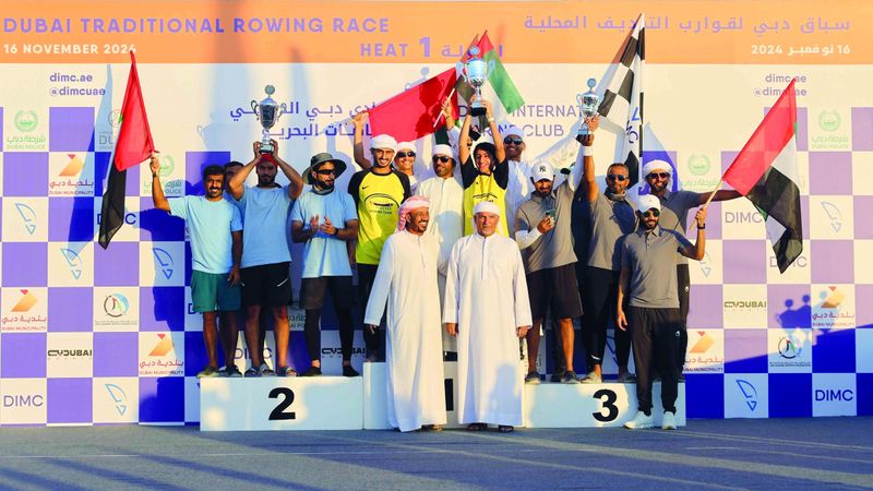الامارات | «غازي 96» و«بلعرب 44» بطلا سباق دبي لقوارب التجديف