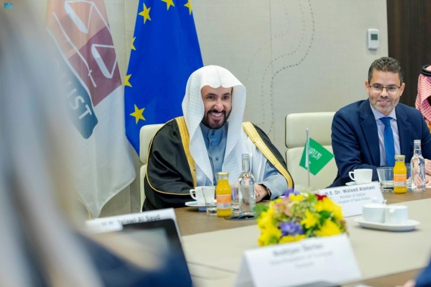 لاهاي.. وزير العدل يبحث تعزيز التعاون مع رئيس "اليوروجست"