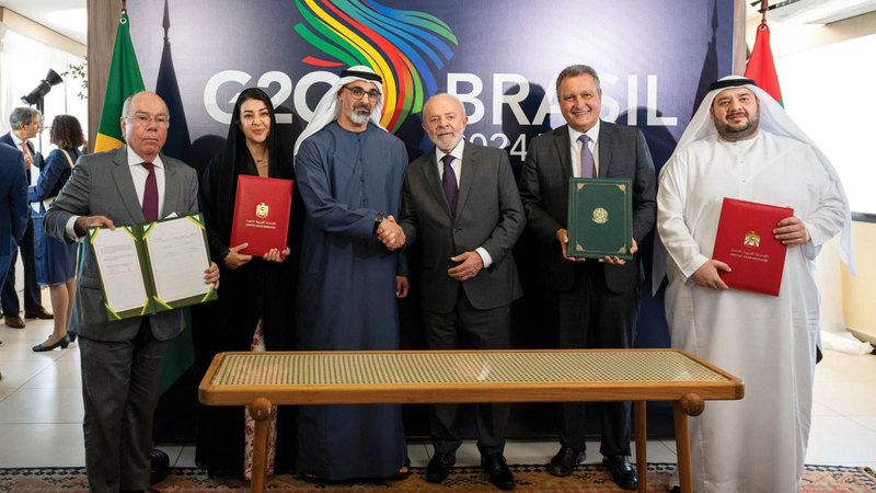 الامارات | ولي عهد أبوظبي ورئيس البرازيل يبحثان تعزيز التعاون