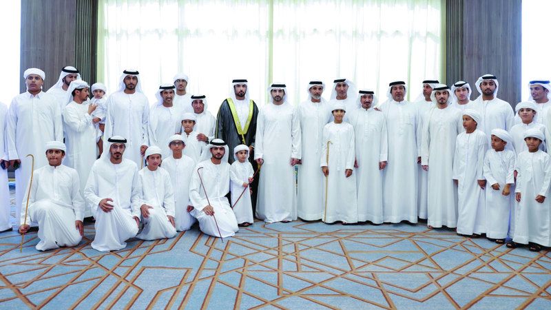 الامارات | حمدان وأحمد ومنصور بن محمد يحضرون أفراح المهيري والفلاسي