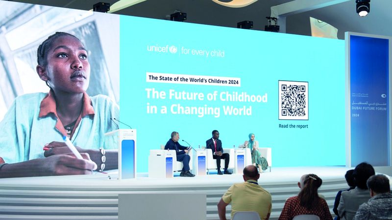 الامارات | «اليونيسف» تطلق تقرير حالة أطفال العالم خلال «منتدى دبي للمستقبل»