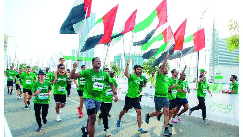 الامارات | 9000 مشارك في سباق زايد الخيري بأبوظبي