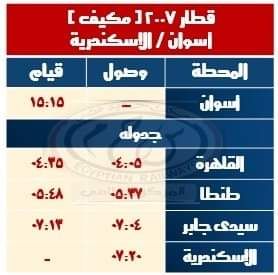 السكة الحديد تشغل خدمة جديدة على خط القاهرة الإسكندرية الشهر القادم