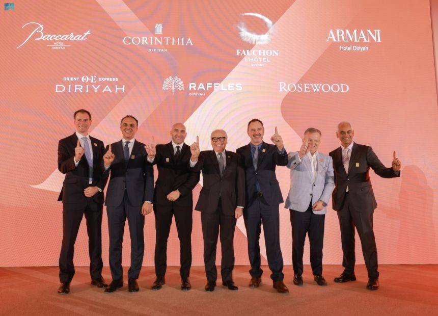 ضمن بشاير الدرعية 2024.. وضع حجر الأساس لـ7 فنادق عالمية