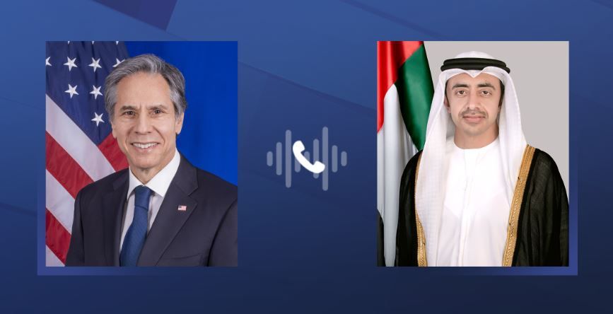 الامارات | عبدالله بن زايد وبلينكن يبحثان هاتفيا التطورات في المنطقة