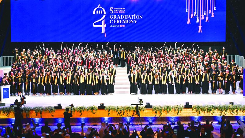 الامارات | «سوربون أبوظبي» تحتفي بتخريج 217 طالباً وطالبة