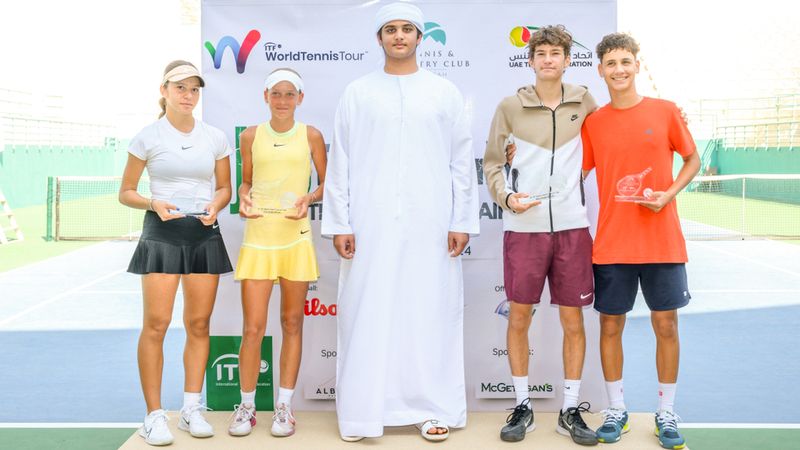 الامارات | فرنسي وروسية يظفران بـ «دولية الفجيرة للتنس»