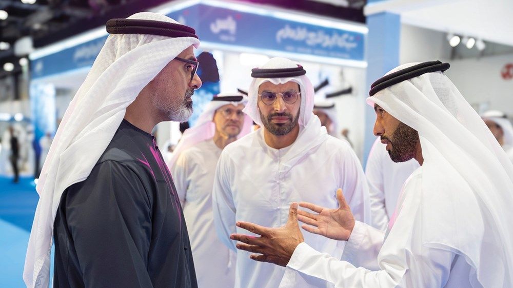 خالد بن محمد بن زايد يزور معرض أبوظبي الدولي للقوارب في دورته السادسة