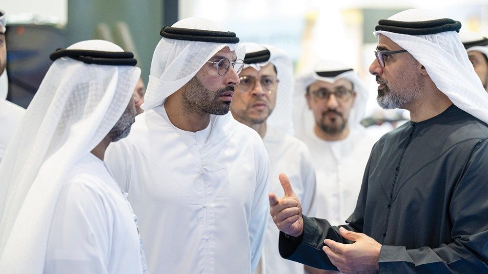 خالد بن محمد بن زايد يزور معرض أبوظبي الدولي للقوارب في دورته السادسة