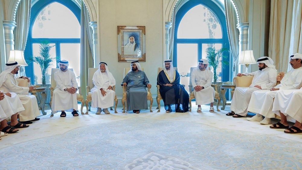 محمد بن راشد يحضر أفراح النعيمي والسويدي