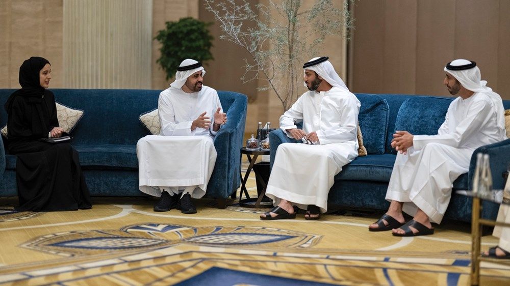 ذياب بن محمد بن زايد يشهد جانباً من فعاليات النسخة الأولى من «منتدى مؤسسة إرث زايد الإنساني» في أبوظبي