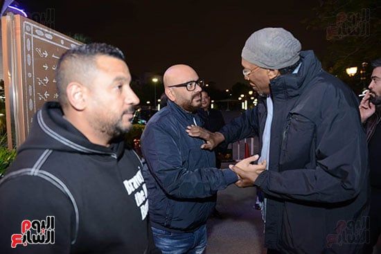 صلاح الشرنوبي وحميد الشاعري وخالد عجاج في عزاء محمد رحيم.. صور