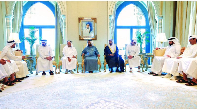الامارات | محمد بن راشد يحضر أفراح النعيمي والسويدي