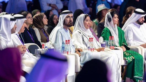محمد بن راشد يشهد افتتاح منتدى المرأة العالمي - دبي 2024