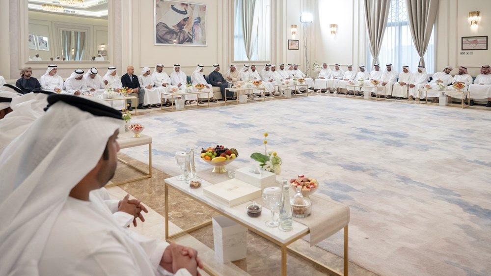 منصور بن زايد يستقبل الرعاة والشركاء الاستراتيجيين لمهرجان الشيخ زايد